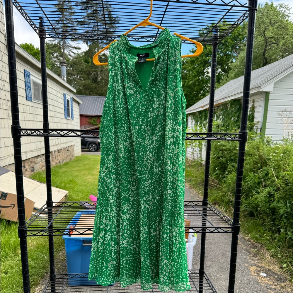 DKNY Pleated Dress